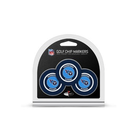 Tennessee Titans Golf Chip with Marker 3 Pack-0