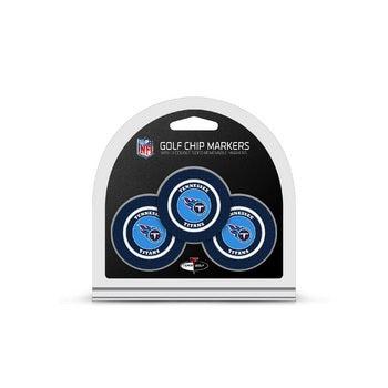 Tennessee Titans Golf Chip with Marker 3 Pack - Team Fan Cave