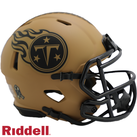 Tennessee Titans Helmet Riddell Replica Mini Speed Style Salute To Service 2023-0