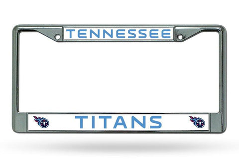 Tennessee Titans License Plate Frame Chrome - Team Fan Cave