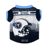 Tennessee Titans Pet Performance Tee Shirt Size XL - Team Fan Cave