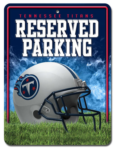 Tennessee Titans Sign Metal Parking - Special Order