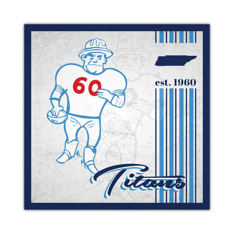 Tennessee Titans Sign Wood 10x10 Album Design