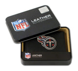 Tennessee Titans Wallet Trifold Leather Embroidered