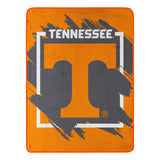 Tennessee Volunteers Blanket 46x60 Micro Raschel Dimensional Design Rolled