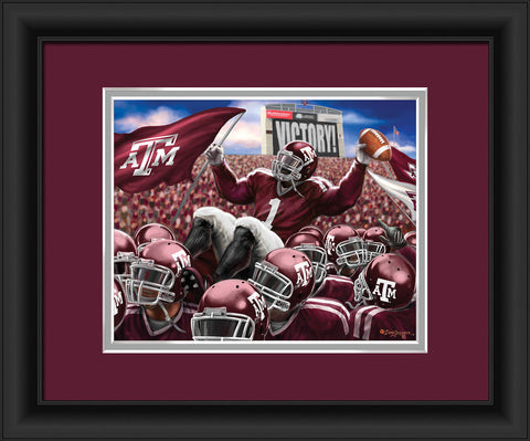 Texas A&M Aggies Celebration Print 15"x18"-0