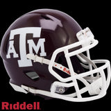 Texas A&M Aggies Helmet Riddell Replica Mini Speed Style Maroon-0