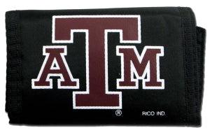 Texas A&M Aggies Wallet Nylon Trifold - Team Fan Cave