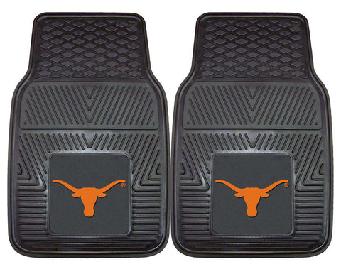 Texas Longhorns Heavy Duty 2-Piece Vinyl Car Mats - Team Fan Cave