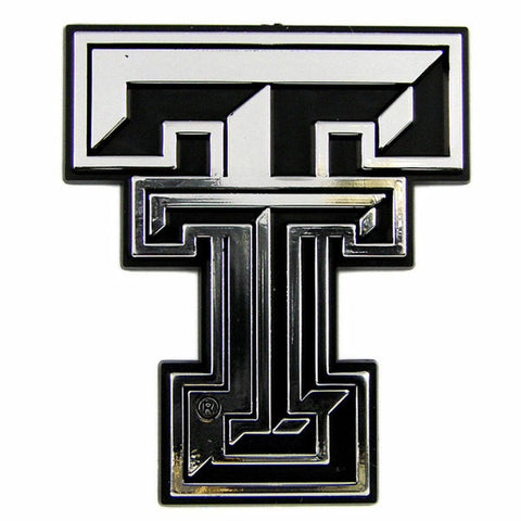 Texas Tech Red Raiders Auto Emblem - Silver