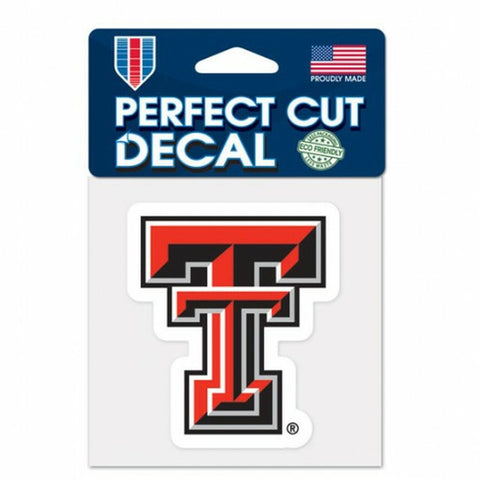 Texas Tech Red Raiders Decal 4x4 Perfect Cut Color