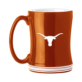 Texas Longhorns Coffee Mug 14oz Sculpted Relief Team Color-0