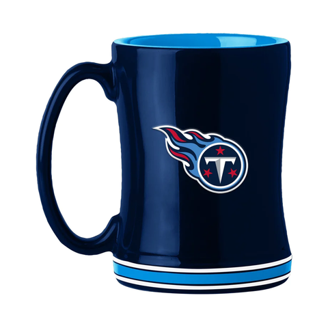 Tennessee Titans Coffee Mug 14oz Sculpted Relief Team Color-0