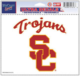 USC Trojans Decal 5x6 Ultra Color-0