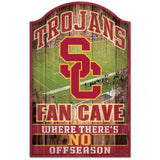 USC Trojans Sign 11x17 Wood Fan Cave Design - Special Order-0