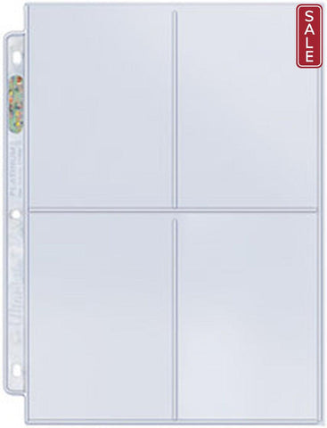 Ultra Pro 4-Pocket Pages 204D (100ct)