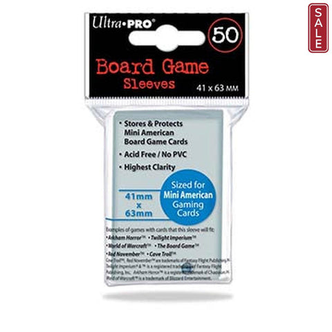 Ultra Pro Board Game Sleeve 41mm x 63mm - 50pk - Special Order