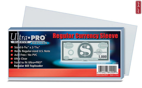 Ultra Pro Currency Sleeve - (100 per pack)-0