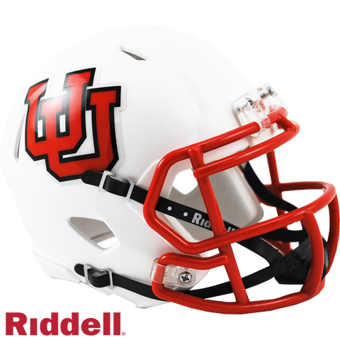 Utah Utes Helmet Riddell Replica Mini Speed Style Throwback-0