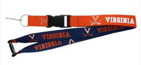 Virginia Cavaliers Lanyard Reversible Blue and Orange - Team Fan Cave