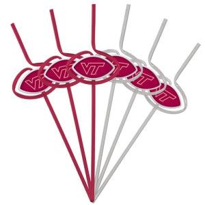 Virginia Tech Hokies Team Sipper Straws - Team Fan Cave