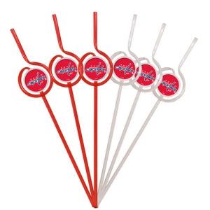 Washington Capitals Team Sipper Straws - Team Fan Cave