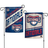 Washington Nationals Flag 12x18 Garden Style 2 Sided Cooperstown-0