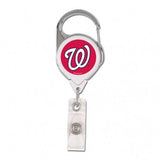 Washington Nationals Retractable Premium Badge Holder - Team Fan Cave