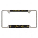 Wichita State Shockers Metal License Plate Frame Special Order - Team Fan Cave