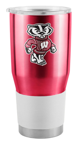 Wisconsin Badgers Travel Tumbler 30oz Stainless Steel-0