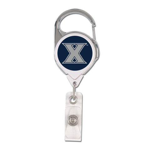 Xavier Musketeers Badge Holder Premium Retractable - Special Order - Team Fan Cave