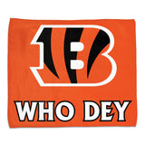 Cincinnati Bengals Towel 15x18 Rally Style Full Color-0