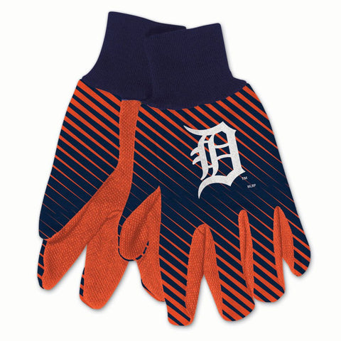 Detroit Tigers Two Tone Gloves - Adult Size-0