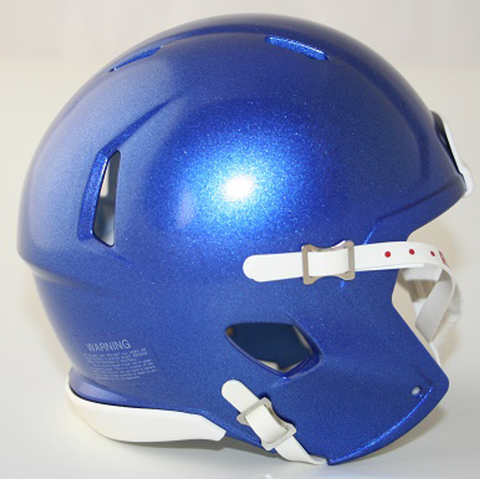 Helmet Riddell Blank Replica Mini Speed Style Memphis Blue-0