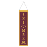 Minnesota Golden Gophers Banner Wool 8x32 Heritage Slogan Design - Special Order-0