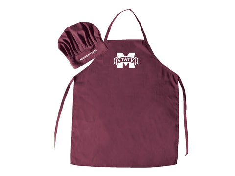 Mississippi State Bulldogs Apron and Chef Hat Set - Team Fan Cave